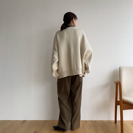 《予約販売》2way over knit cardigan/2colors_nt1464