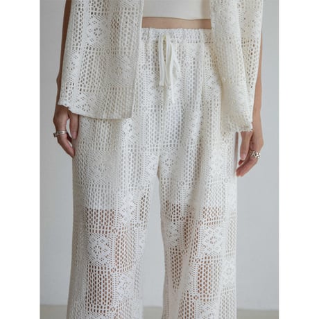 《予約販売》jacquard knit pants/2colors_np1134