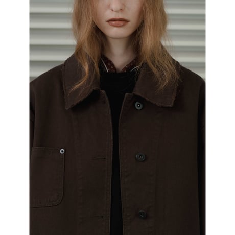 【NOKCHA original】cotton over jacket/brown_no0466