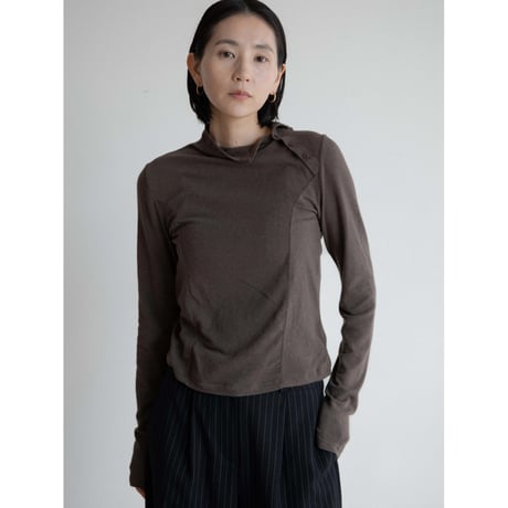 《予約販売》botan accent high neck tops/3colors_nt2217