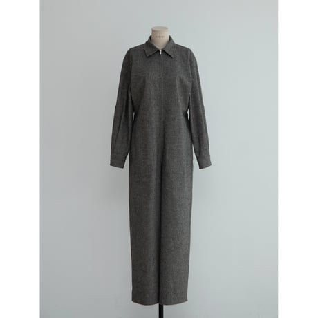 - AUTHENTIC series - classy jumpsuit/melange brown_an0024