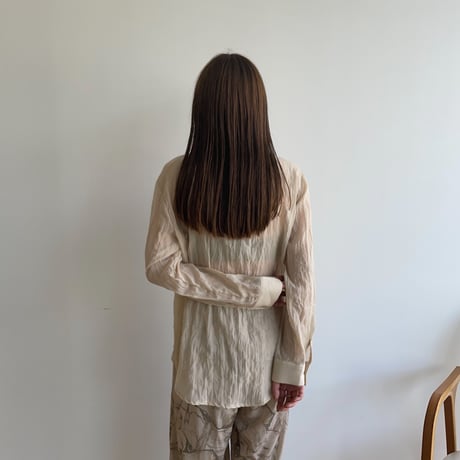 《予約販売》sheer rincl shirt/2colors_nb0054