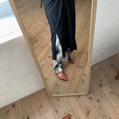 《予約販売》mosaic pleats pants/2colors_np0253