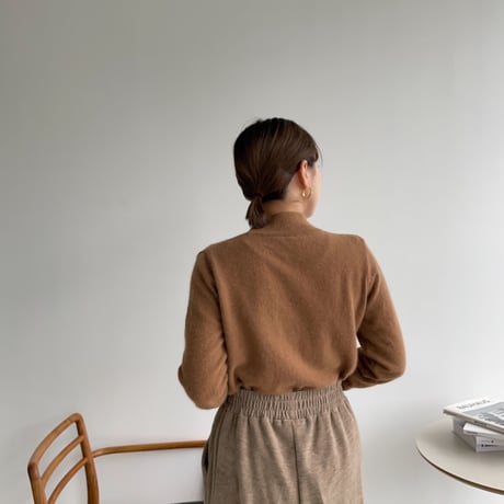 《予約販売》mock neck quality knit/5colors_nt1175