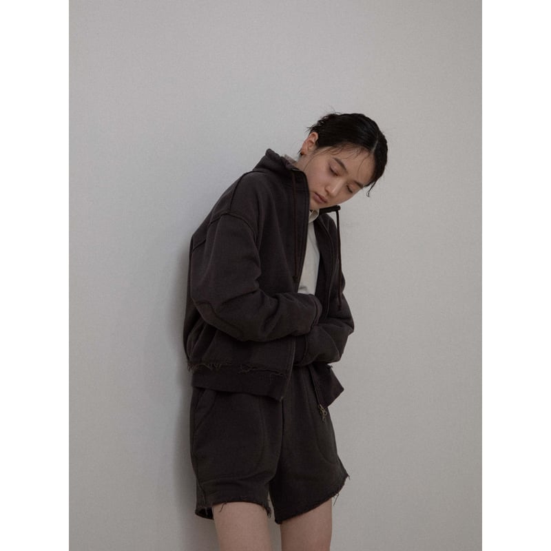 トップス nokcha vintage like sweat zip up tops NOKCHA original】vintage like sweat zip up tops