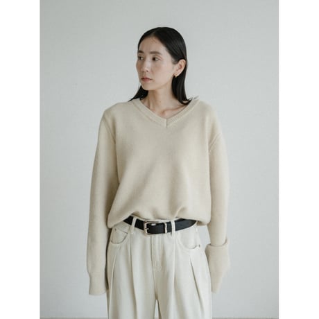 《予約販売》mannish knit setup/2colors_nt2435
