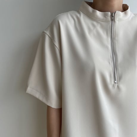 【nokcha original】zip blouse/2colors_nb0158