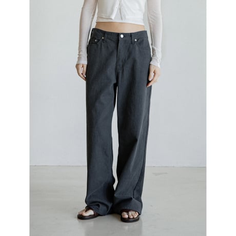 《予約販売》twill wide straight pants/2colors_np1259