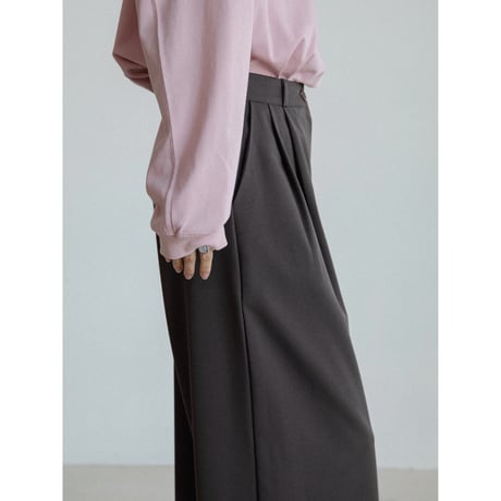 《予約販売》two tuck simply wide pants/2colors_np1159