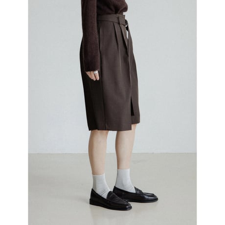 《予約販売》belt set bermuda pants/2colors_np1156