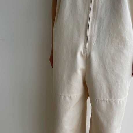 【nokcha original】material over all/ivory_np0830