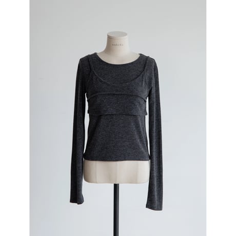 《予約販売》layered bustier tops/2colors_nt2400