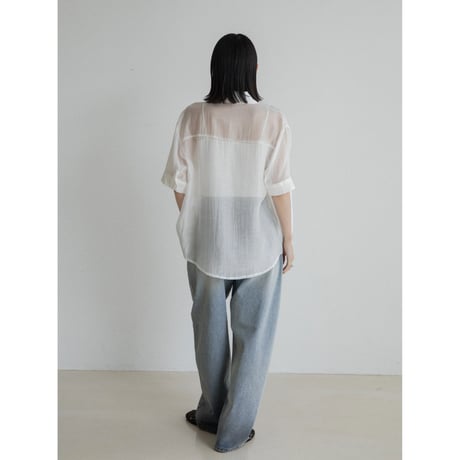 《予約販売》nuance sheer shirt/2colors_nb0306