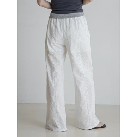 《予約販売》punching long pants_np1115