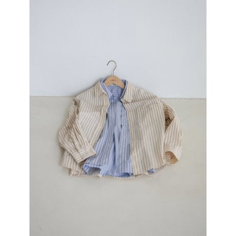 《予約販売》accent stripe over shirt/2colors_nb0333