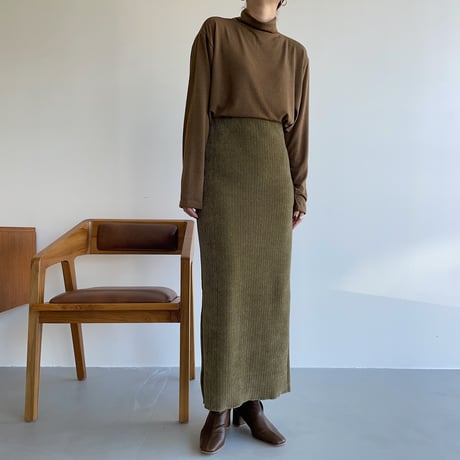 《予約販売》velvet long skirt/2colors_ns0062