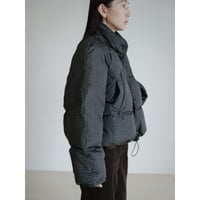 《予約販売》check raglan down jacket_no0482