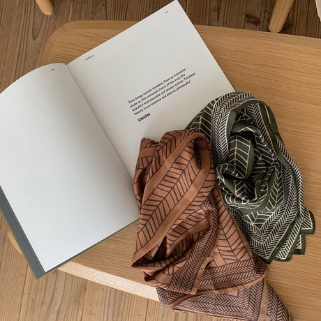 《予約販売》ethnic pattern scarf/2colors_na0191
