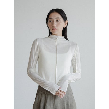 《予約販売》cover stitch sheer tops/3colors_nt2410