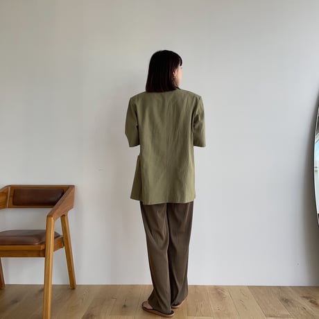 《予約販売》linen ennui jacket/2colors_no0215