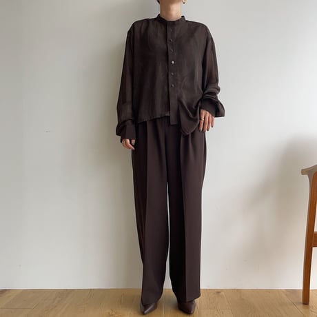 《予約販売》sheer marble blouse/2colors_nb0088