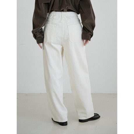 《予約販売》warm corduroy oval pants/3colors_np1186
