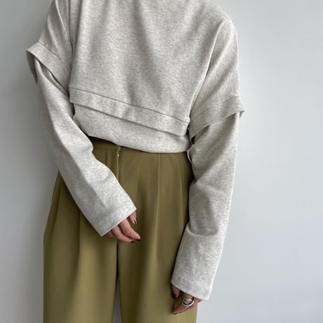 【nokcha original】layered tee/3colors_nt1068