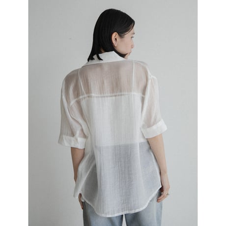 《予約販売》nuance sheer shirt/2colors_nb0306