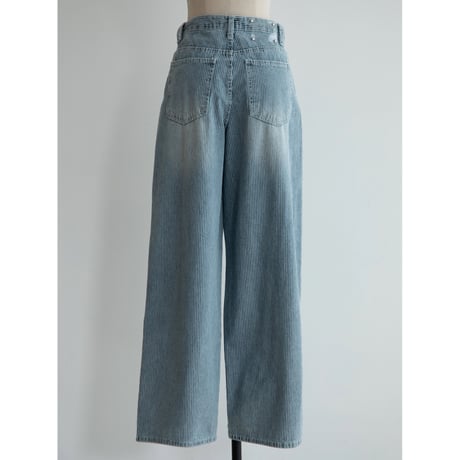 《予約販売》stripe rétro jeans/2colors_nj0136