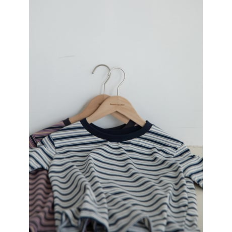 《予約販売》accent color border tee/2colors_nt2310