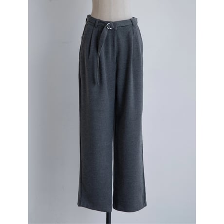 《予約販売》belt wool long pants/2colors_np1059