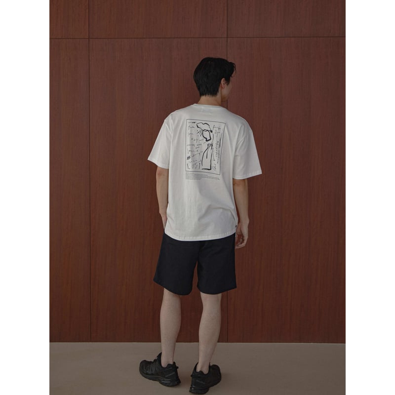 Noko TATOO タトュー　アートプリント　Tシャツ　XL ベージュ Noko TATOO タトュー アートプリント Tシャツ XL ベージュ