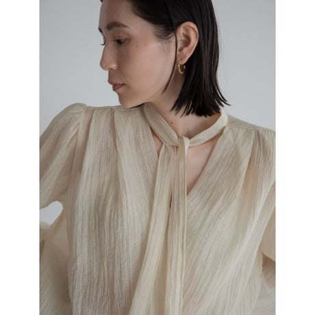 《予約販売》rincl sheer cache-coeur blouse/2colors_nb0296
