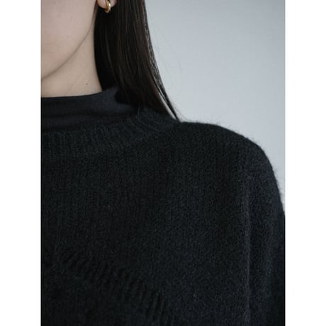 《予約販売》accent mohair knit pullover/2colors_nt2461