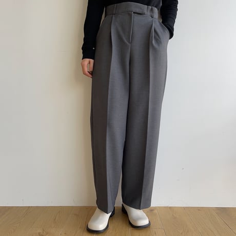 《予約販売》one tuck slacks pants/2colors_np0737