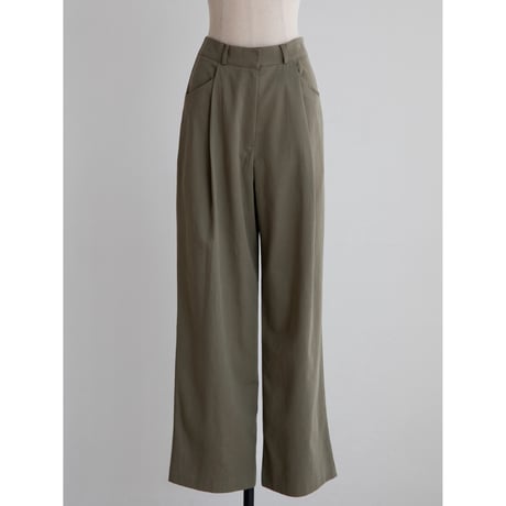 《予約販売》summer tuck twill pants/2colors_np0999