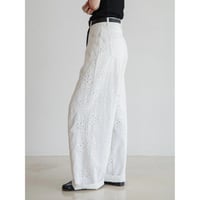 《予約販売》belt set punching jeans_nj0141