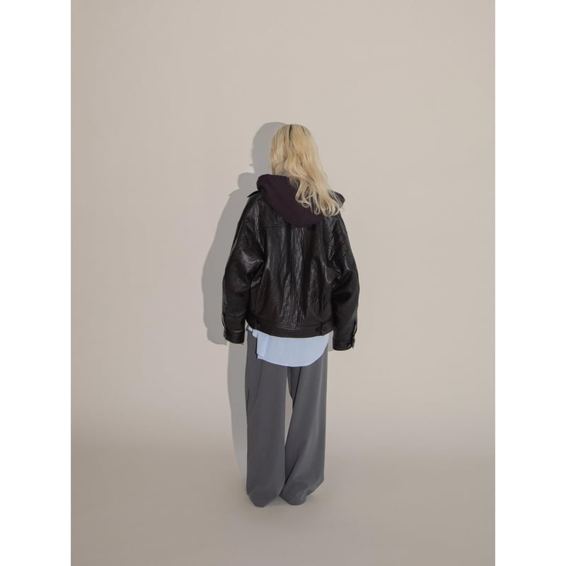 AUTHENTIC series - old like eco leather jacke