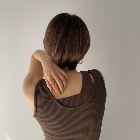 【nokcha original】layered tank top/2colors_nt0891