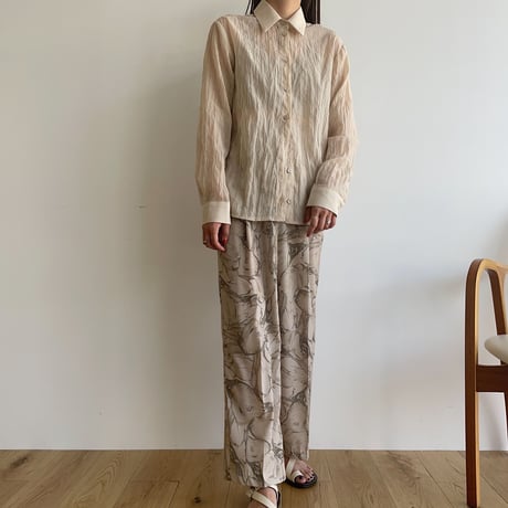 《予約販売》sheer rincl shirt/2colors_nb0054