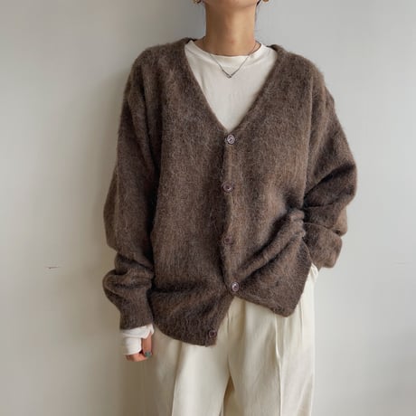 《予約販売》mohair like knit cardigan/2colors(unisex)_nt1538