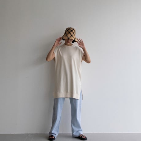 【nokcha original】pigment oval tops/3colors_nt1353