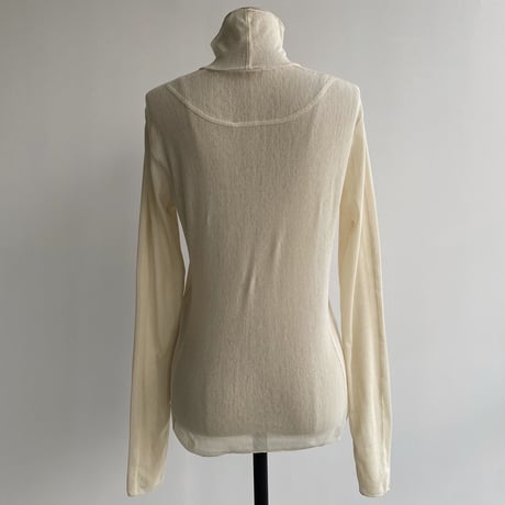 【nokcha original】stitch sheer tops/4colors_nt1281