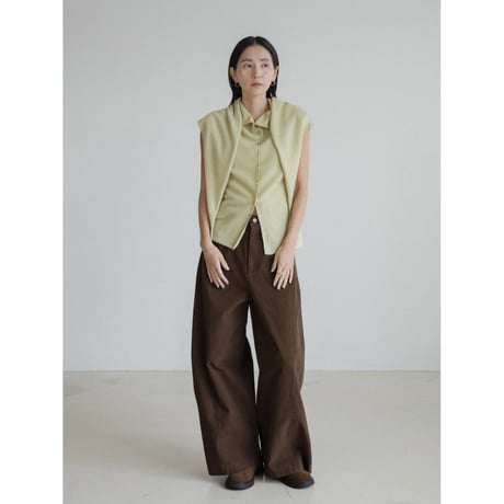 《予約販売》cashmere blend knit vest/2colors_nt2389