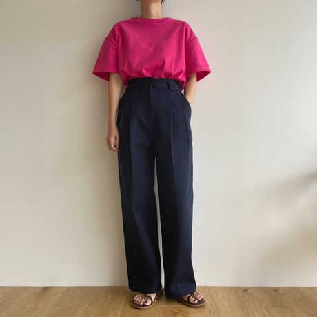 【nokcha original】“nc” chino pants/navy_np0612