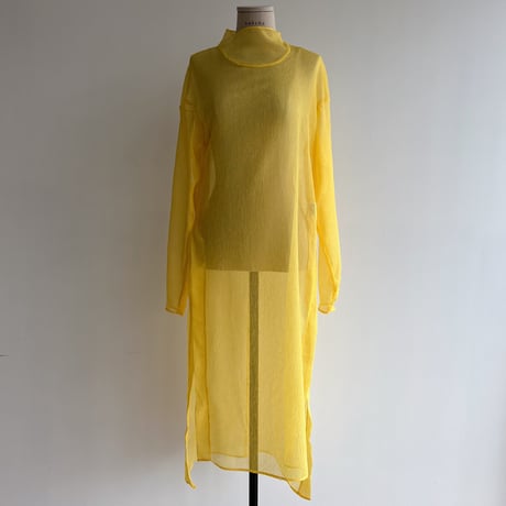 【nokcha original】slit sheer ops/2colors_nd0123