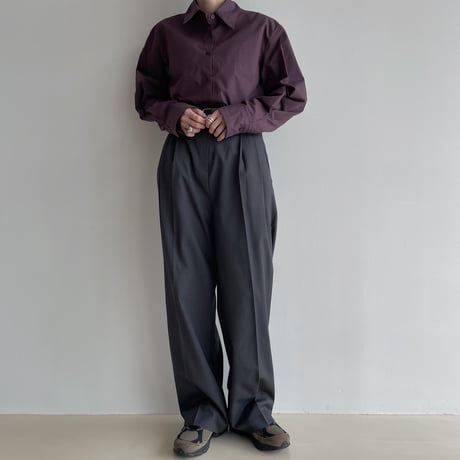 《予約販売》silhouette lady shirt/2colors_nb0219