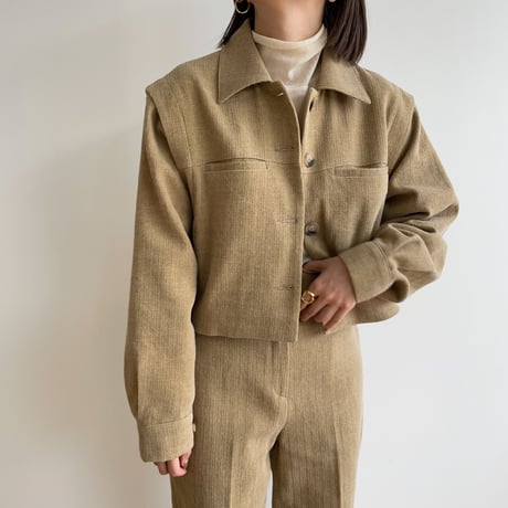 【nokcha original】material minimal jacket_no0206