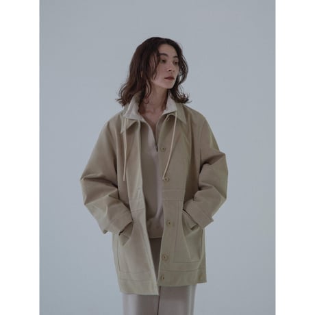 - AUTHENTIC series - real suède rich jacket/écru_an0014