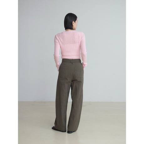 《予約販売》sheer lib knit tops/3colors_nt2493
